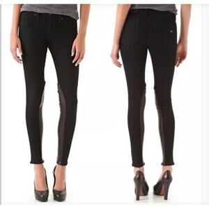 NWOT Rag & Bone Jodhpur Lambskin Detail Skinny Jeans 28